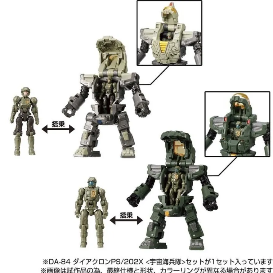 Transformers Diaclone Reboot - DA-84 Powered Suits System (Cosmo Marines Version) Set (Exclusive)