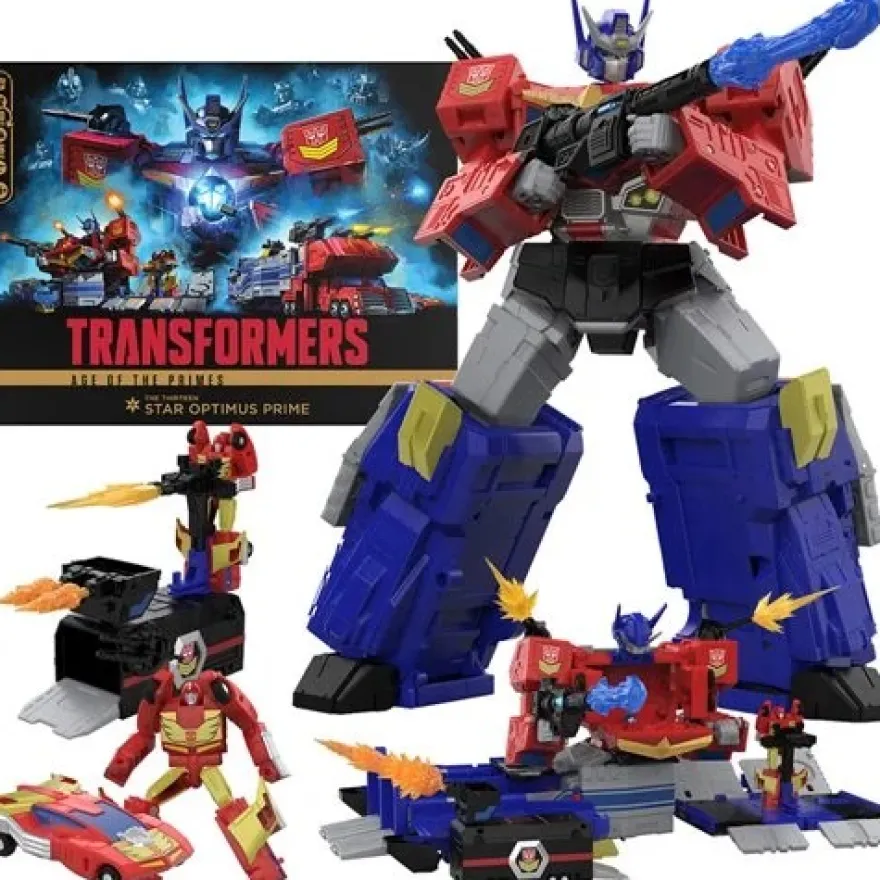 Transformers Generations Age of the Primes Titan Star Optimus Prime
