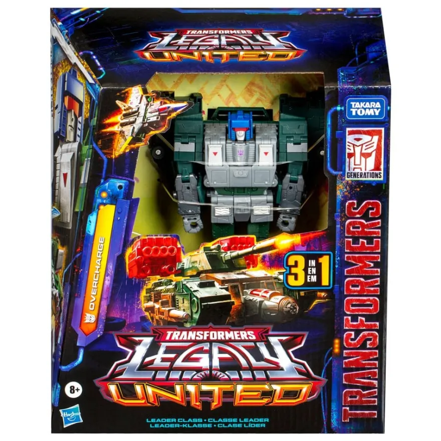 Transformers Generations Legacy United Leader Class Actionfigur Overcharge 19 cm