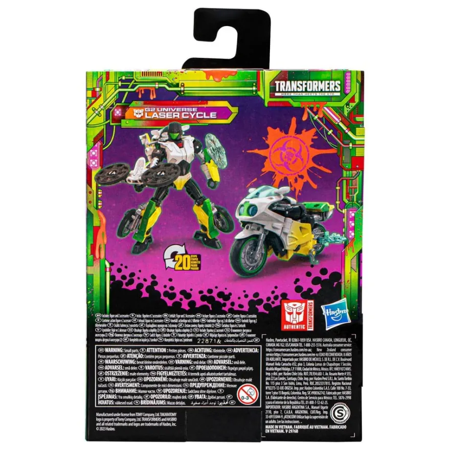 Transformers Generations Legacy Evolution Deluxe Class Actionfigur G2 Universe Laser Cycle 14 cm