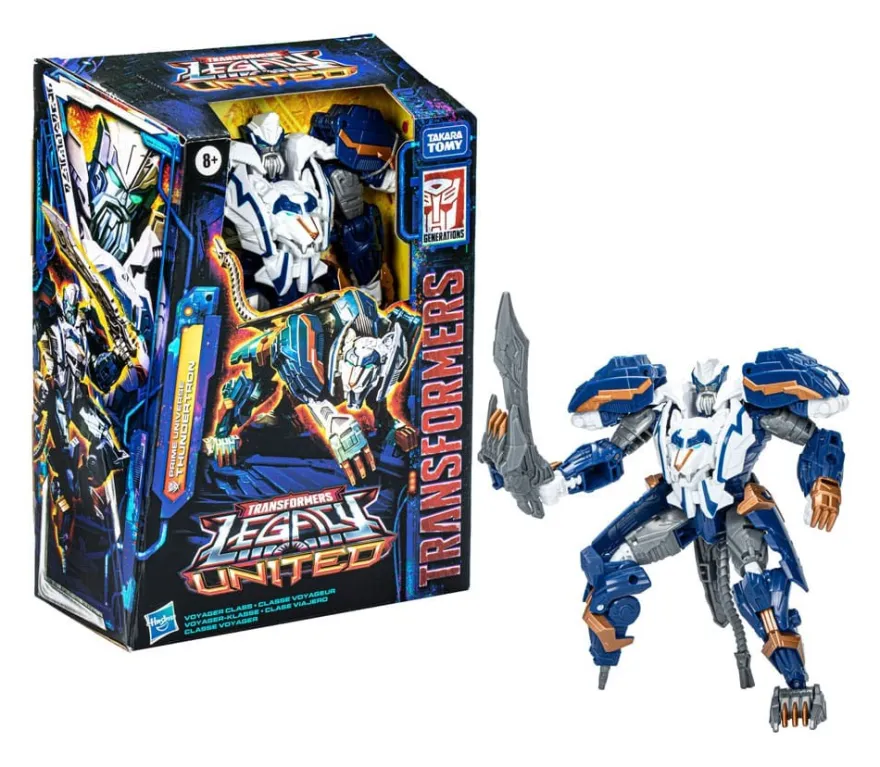 Transformers Generations Legacy United Voyager Class Actionfigur Prime Universe Thundertron 18 cm