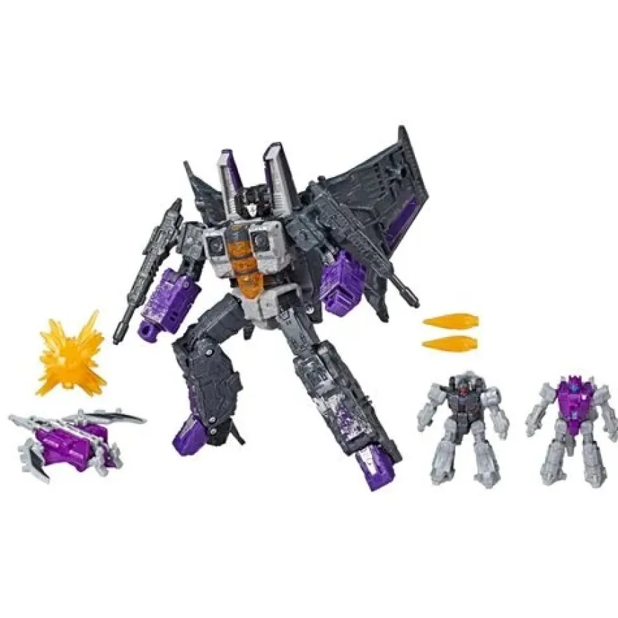 Transformers Generations WFC Siege Voyager WFC-S27 Decepticon Phantomstrike Squadron 4-Pack