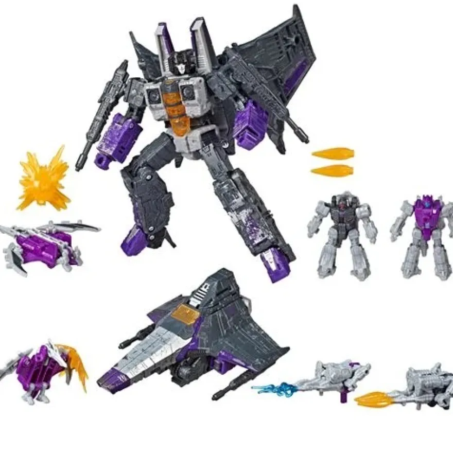 Transformers Generations WFC Siege Voyager WFC-S27 Decepticon Phantomstrike Squadron 4-Pack
