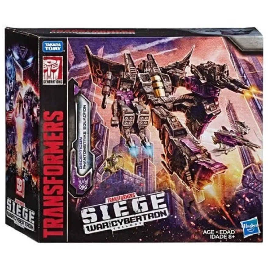 Transformers Generations WFC Siege Voyager WFC-S27 Decepticon Phantomstrike Squadron 4-Pack