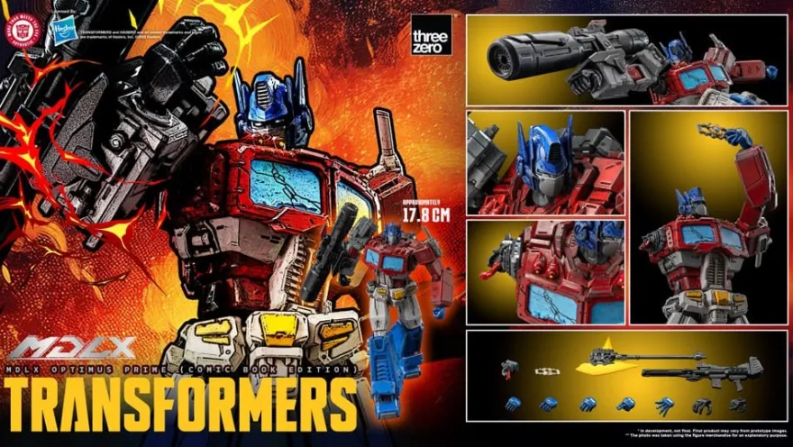 Transformers MDLX Actionfigur Optimus Prime (Comic Book Edition) 18 cm