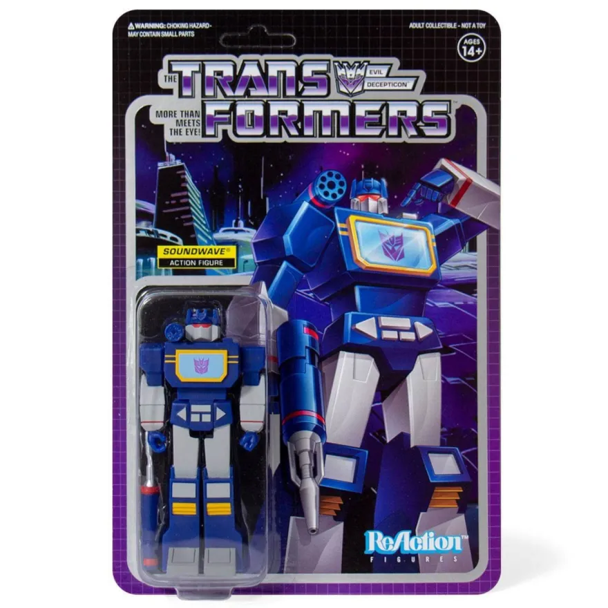 Transformers ReAction Actionfigur Soundwave