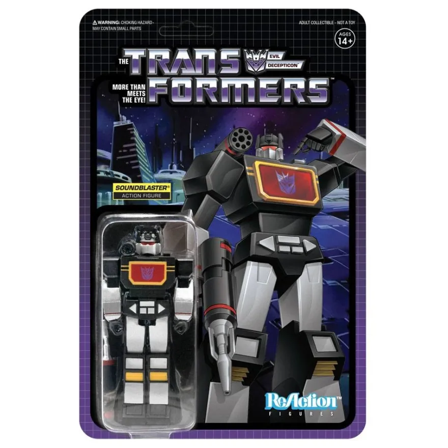 Transformers ReAction Actionfigur Soundblaster