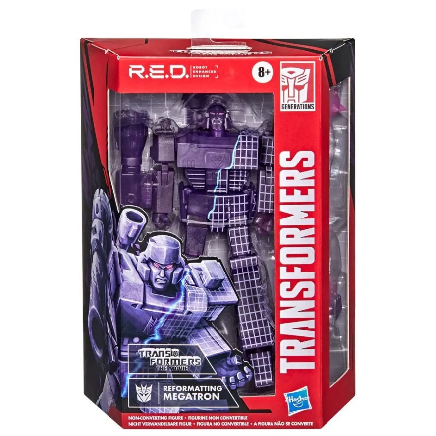 Transformers R.E.D. Actionfigur Reformatting Megatron (The Transformers: The Movie)