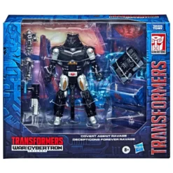 Transformers War For Cybertron Trilogy Deluxe Covert Agent Ravage & Decepticon Forever Ravage