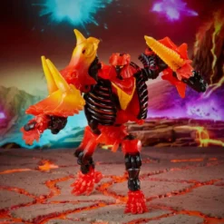 Transformers War For Cybertron Trilogy Deluxe Tricranius Beast Power Fire Blasts Collection Pack