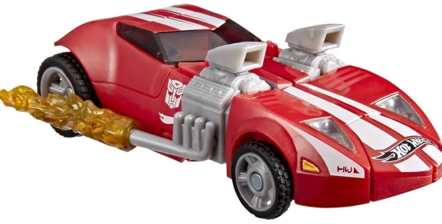 Transformers x Hot Wheels Collaborative Deluxe Class Actionfigur Twin Mill 13 cm