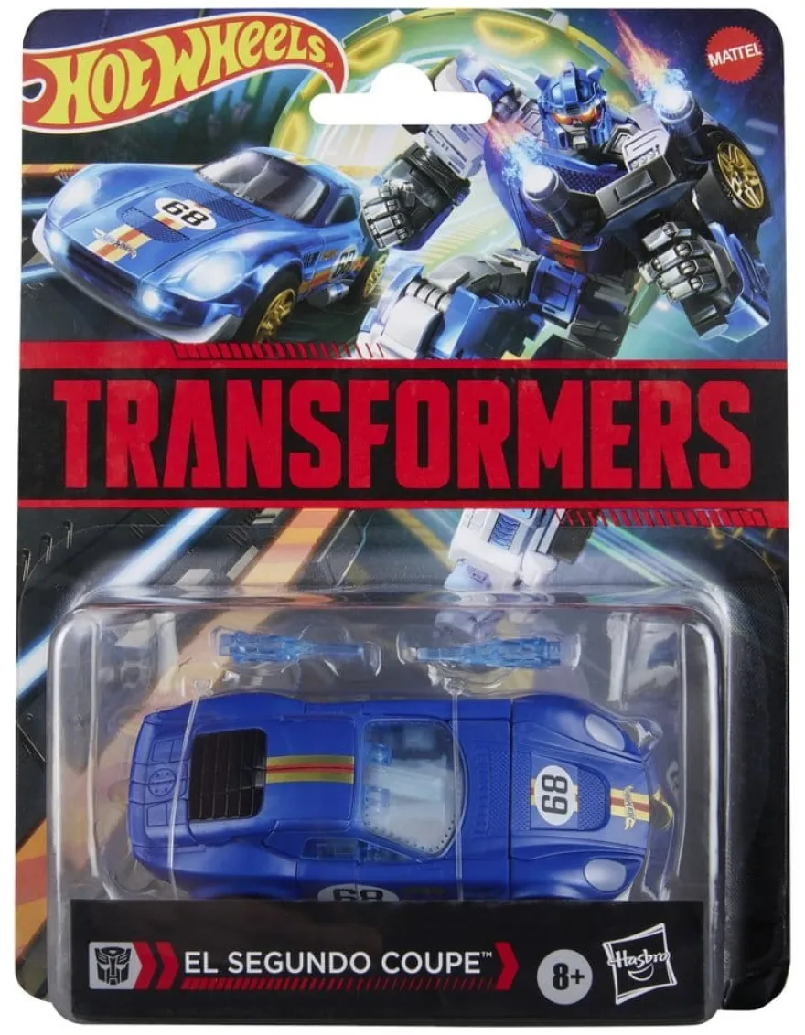 Transformers x Hot Wheels Collaborative Deluxe Class Actionfigur El Segundo Coupe 13 cm