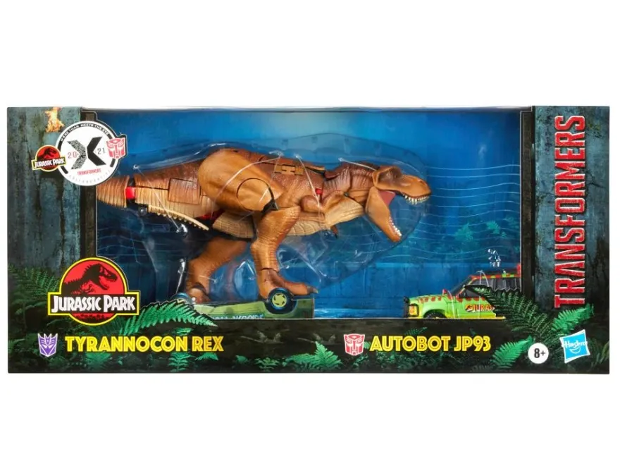 Transformers x Jurassic Park Tyrannocon Rex & JP93 (2-Pack) Exclusive