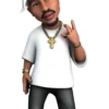 Tupac Minix Figur Tupac Shakur 12 cm