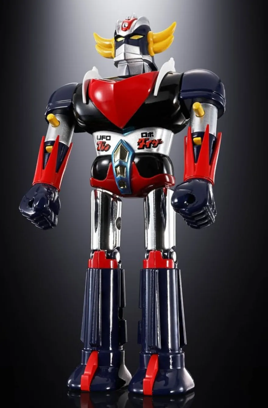 UFO Robo Grendizer Chogokin Actionfigur Deluxe Grendizer & UFO Spazer 14 cm