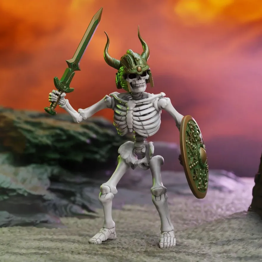 Undead Skeletal Guardian Immortal Champions Wave 1 Actionfigur