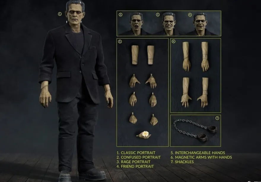 Universal Monsters Actionfigur 1/6 Frankenstein (Deluxe Plus Edition) 33 cm