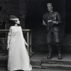 Universal Monsters Bride Of Frankenstein 90th Monster & His Mate B&W 2pack