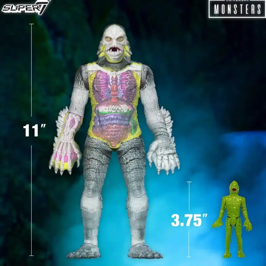 Universal Monsters Super Cyborg Creature from the Black Lagoon (Clear)