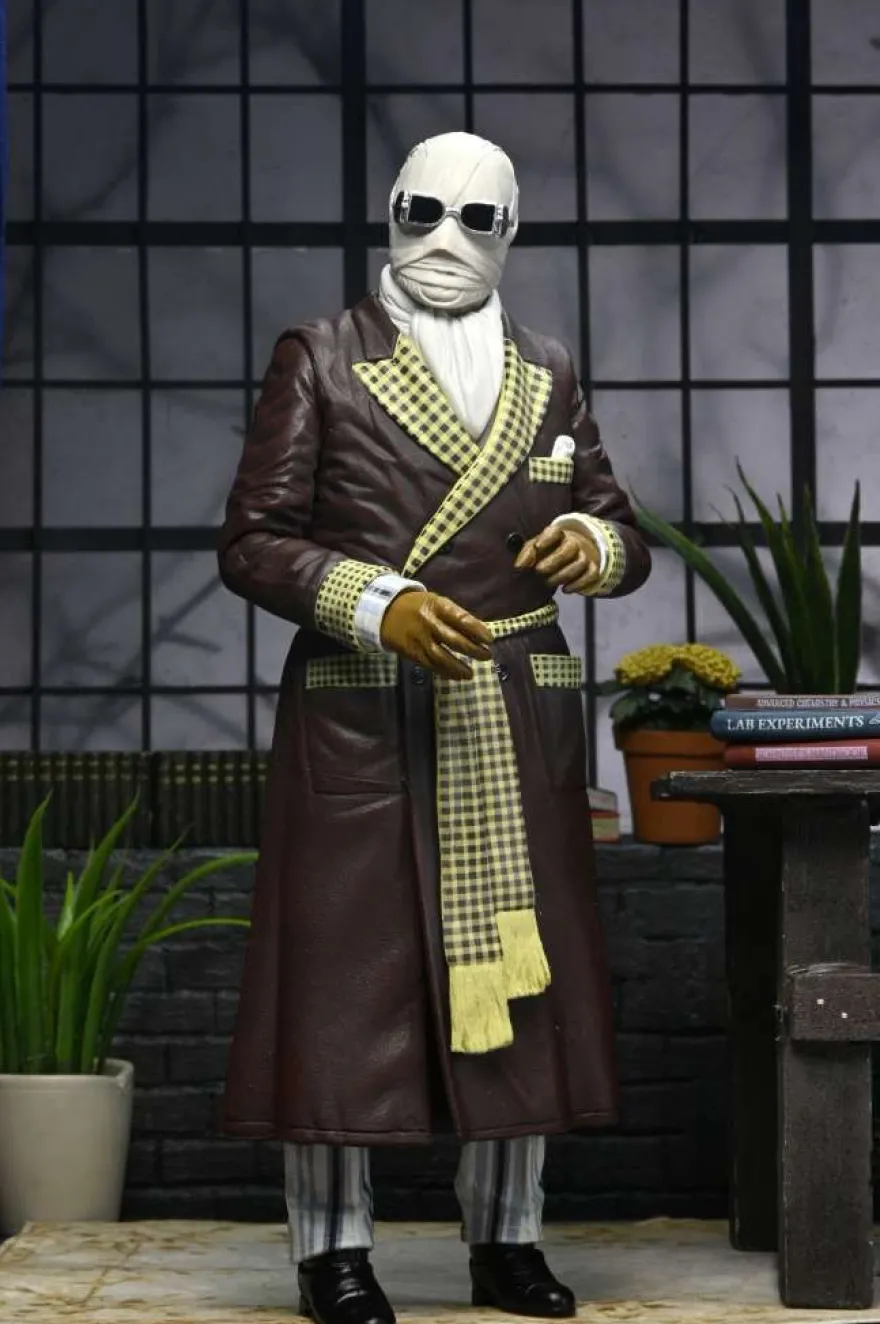 Universal Monsters Ultimate Invisible Man Actionfigur Kemp House Colour