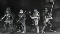 Universal Monsters x Teenage Mutant Ninja Turtles Actionfiguren 4er-Pack Turtles Black & White 18 cm