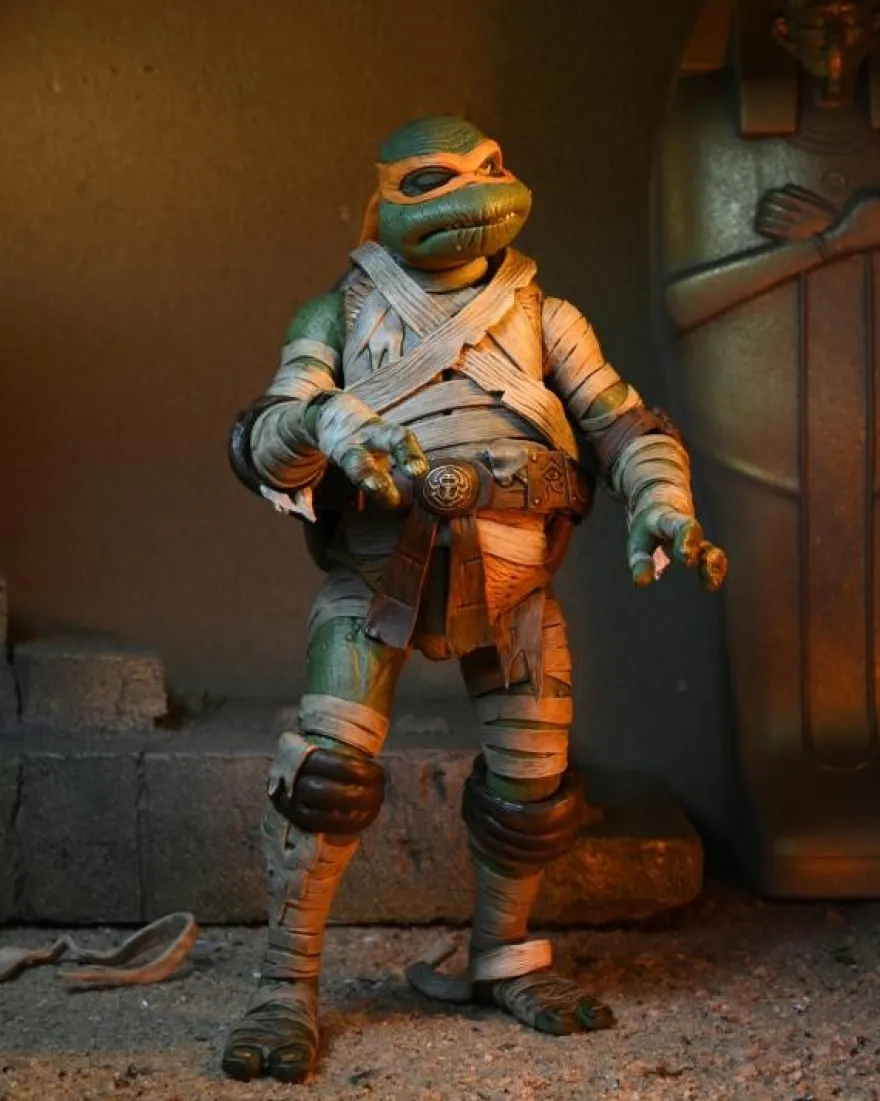 Universal Monsters x TMNT Actionfigur Ultimate Michelangelo as The Mummy