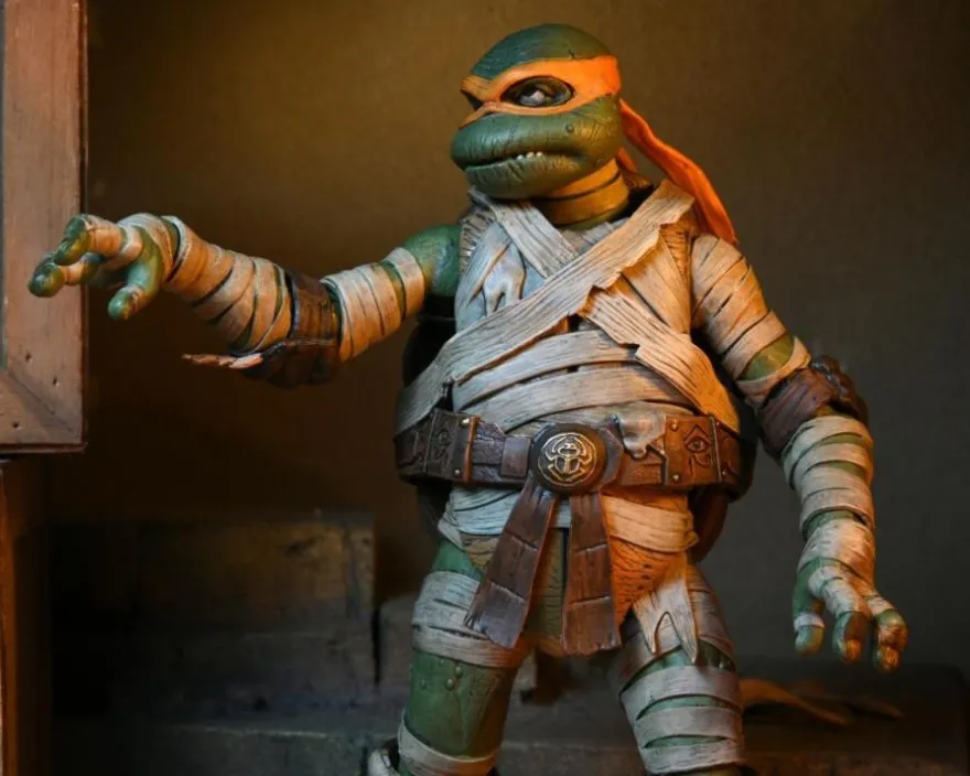 Universal Monsters x TMNT Actionfigur Ultimate Michelangelo as The Mummy