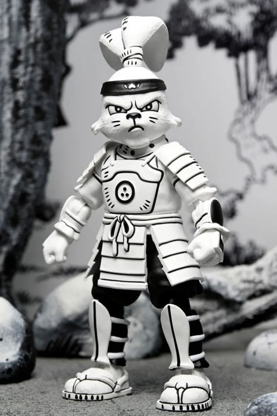 Usagi Yojimbo Actionfigur Samurai Usagi Yojimbo Black & White Figur 18 cm