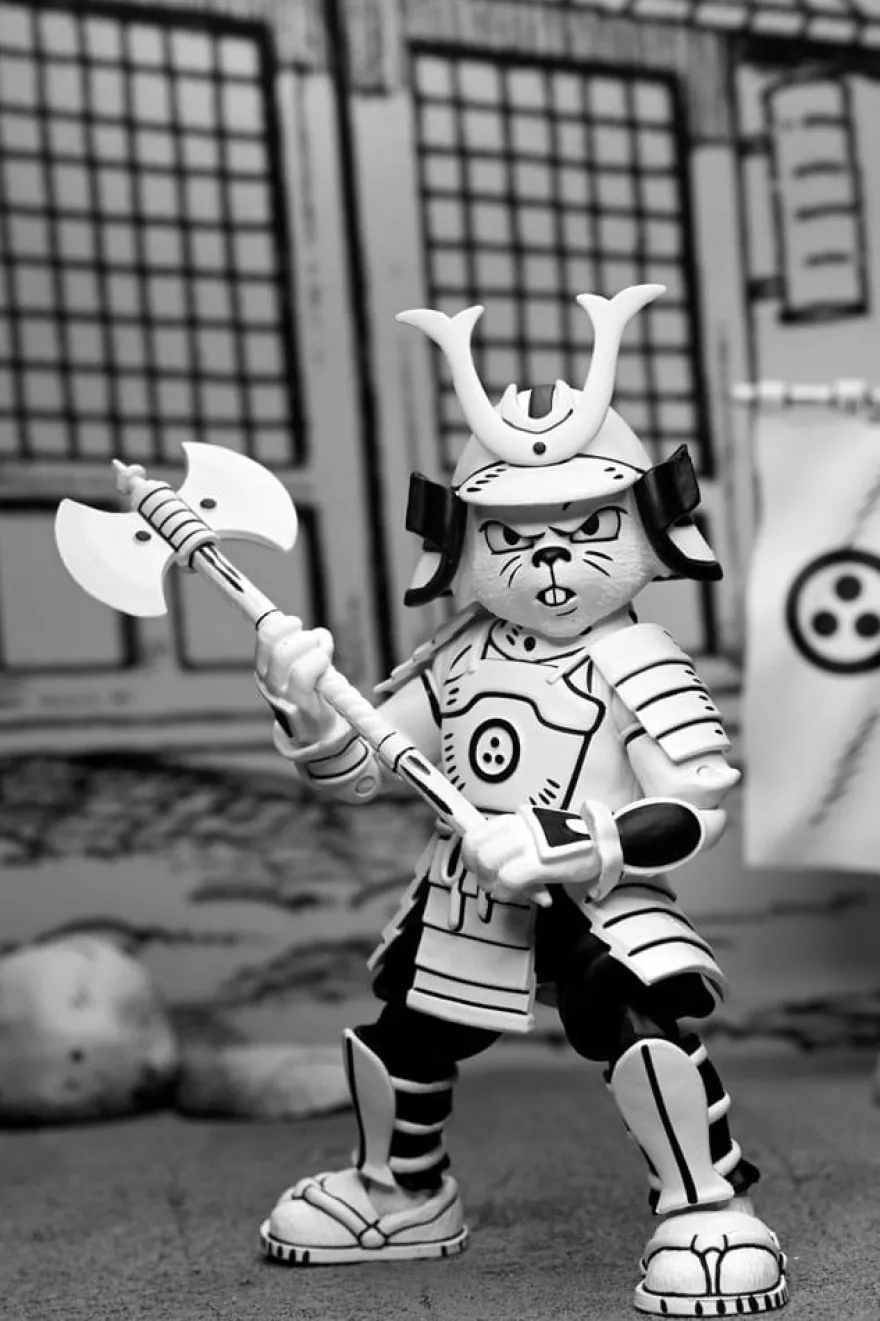 Usagi Yojimbo Actionfigur Samurai Usagi Yojimbo Black & White Figur 18 cm