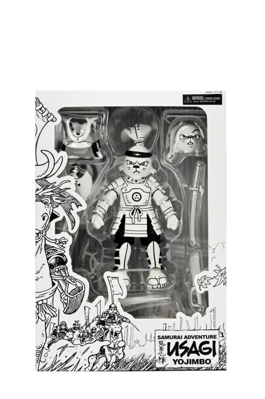 Usagi Yojimbo Actionfigur Samurai Usagi Yojimbo Black & White Figur 18 cm