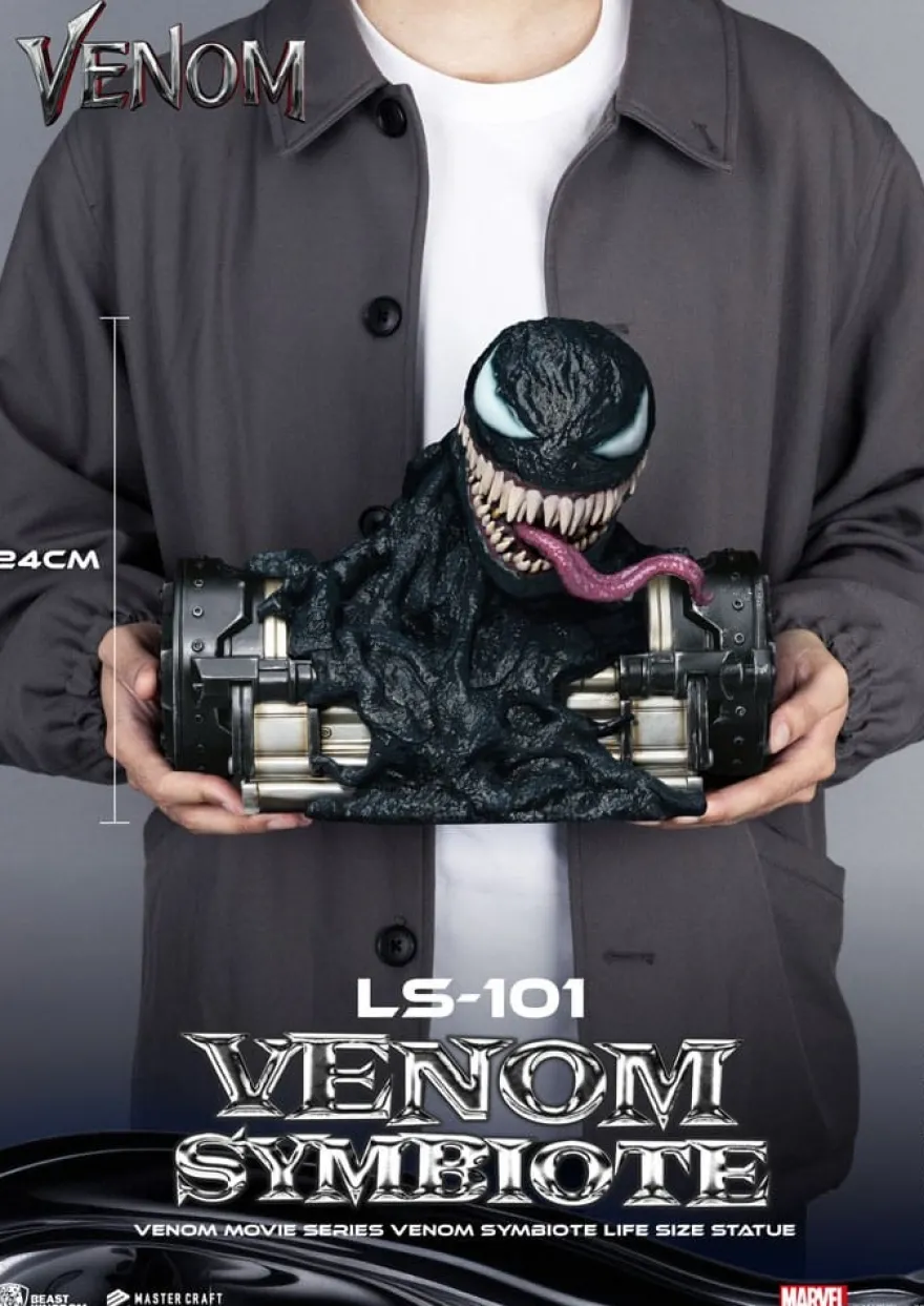 Venom Movie Series Life-Size Statue Venom Symbiote 24 cm