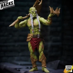 Vitruvian H.A.C.K.S. Actionfigur Mighty Orc Sovran Bur'Zagi