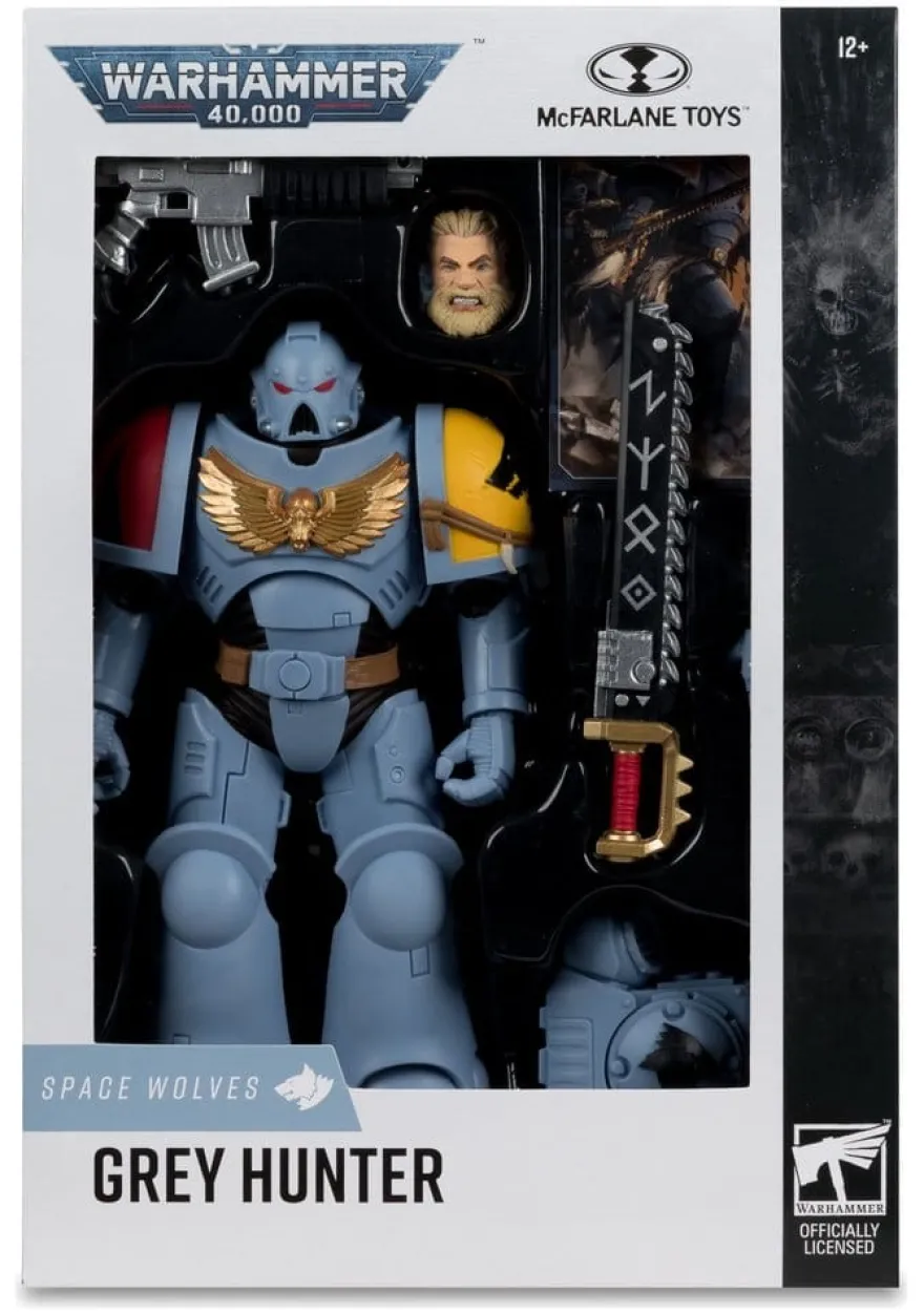 Warhammer 40,000 Actionfigur Grey Hunter (Space Wolves) 18 cm