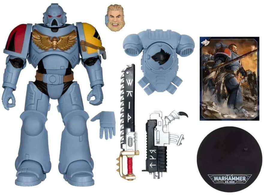 Warhammer 40,000 Actionfigur Grey Hunter (Space Wolves) 18 cm