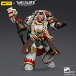 Warhammer 40,000 Actionfigur White Scars Stormseer Consulwith Force Staff and Bolt Pistol 12 cm