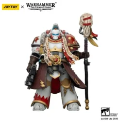 Warhammer 40,000 Actionfigur White Scars Stormseer Consulwith Force Staff and Bolt Pistol 12 cm