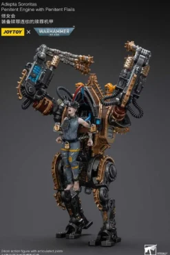 Warhammer 40k Actionfigur 1/18 Adepta Sororitas Penitent Engine with Penitent Flails 12 cm