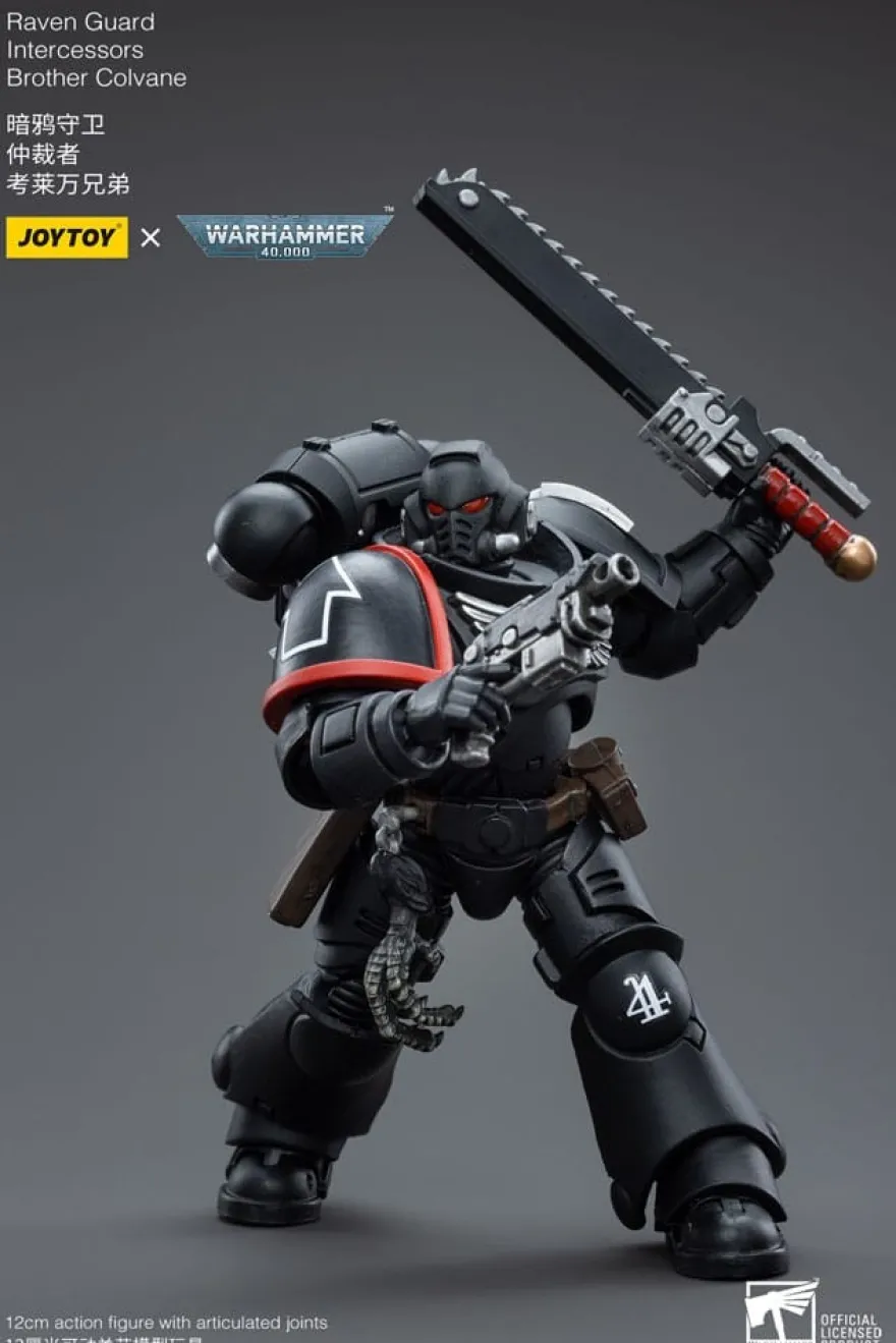 Warhammer 40k Actionfigur 1/18 Raven Guard Intercessors Brother Colvane 12 cm