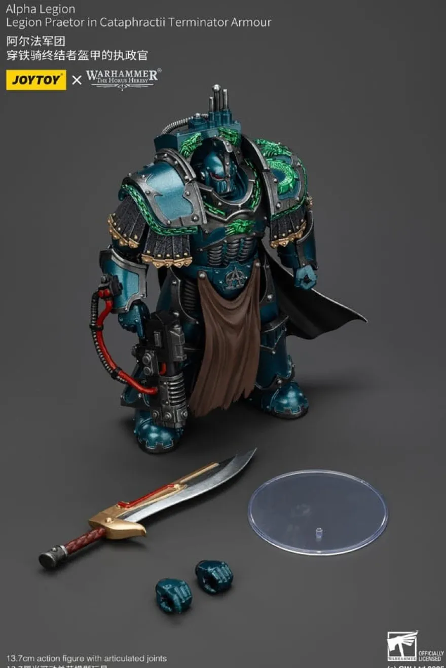 Warhammer The Horus Heresy Actionfigur Alpha Legion Legion Praetor in Cataphractii Terminator Armour