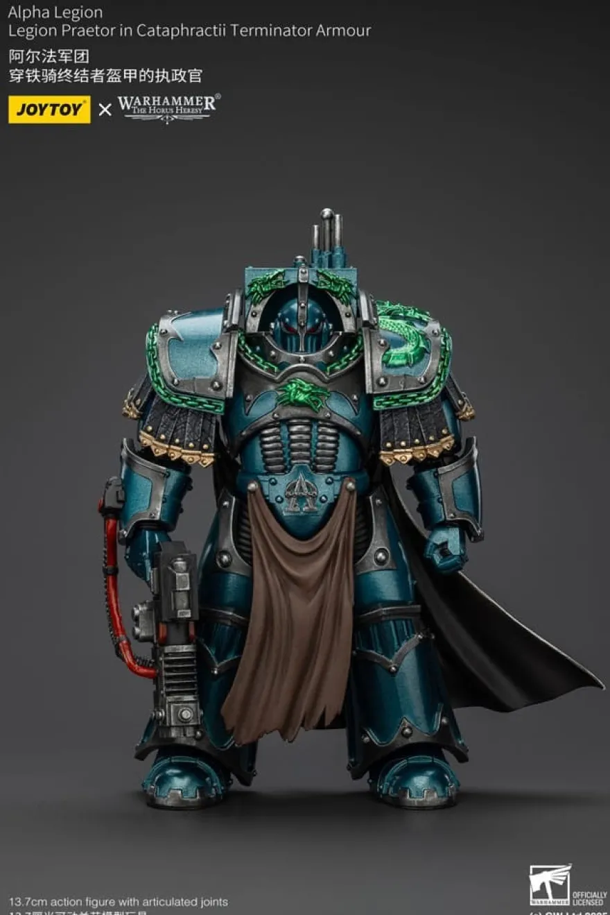 Warhammer The Horus Heresy Actionfigur Alpha Legion Legion Praetor in Cataphractii Terminator Armour