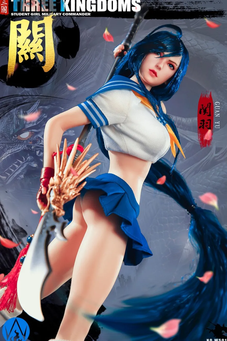 War Story 1/6 Actionfigur Guan Yu Student Girl (Female Edition)