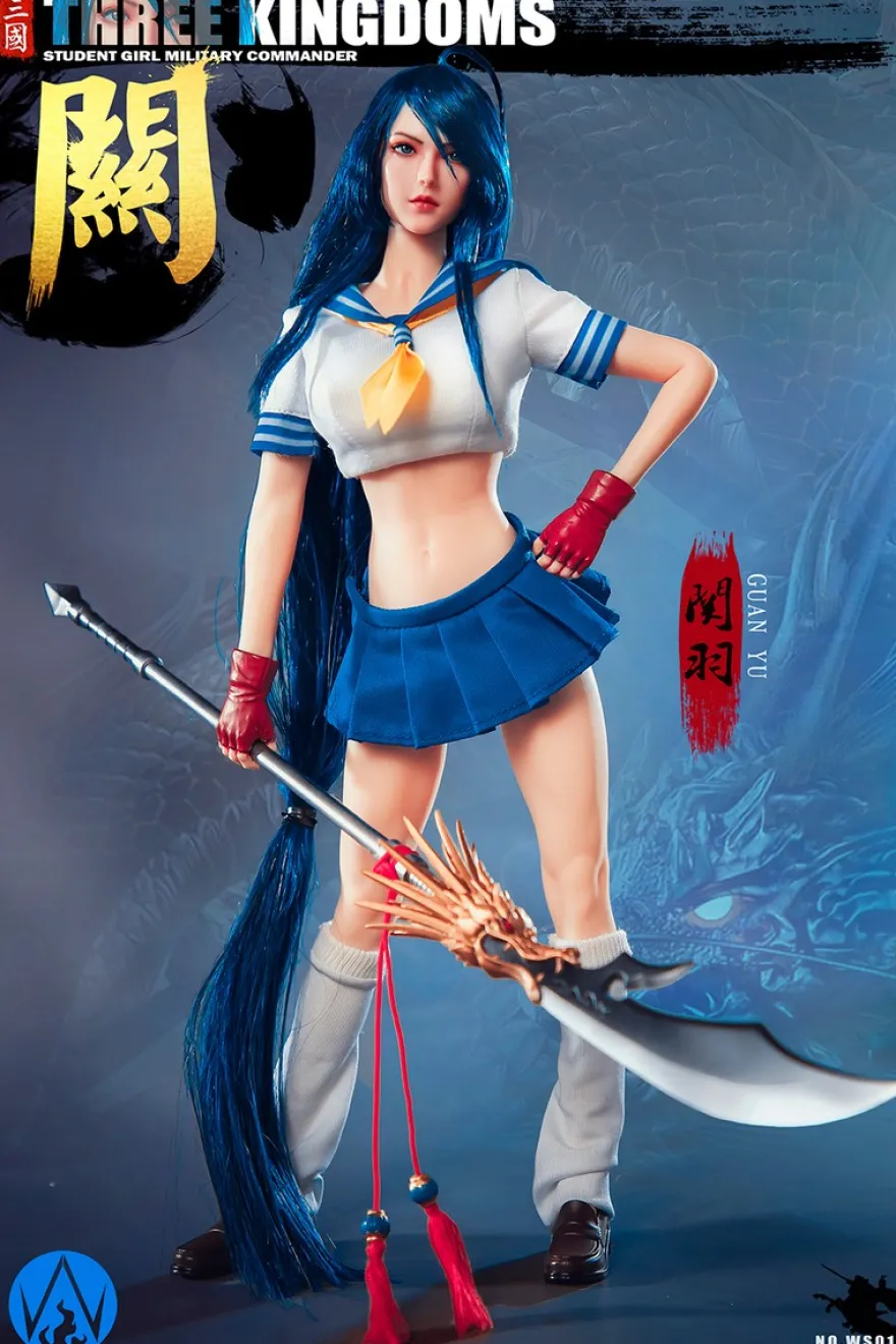 War Story 1/6 Actionfigur Guan Yu Student Girl (Female Edition)