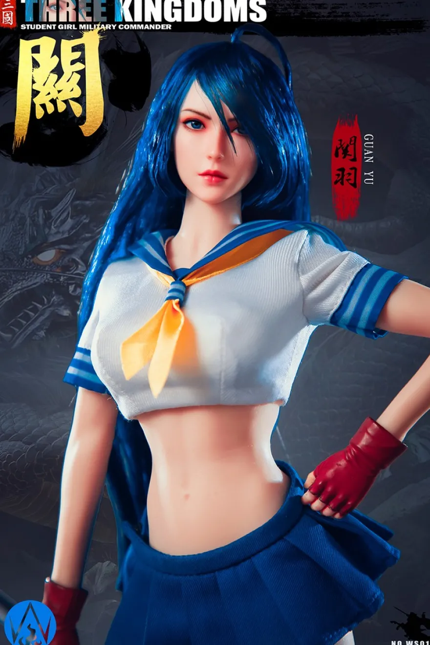 War Story 1/6 Actionfigur Guan Yu Student Girl (Female Edition)