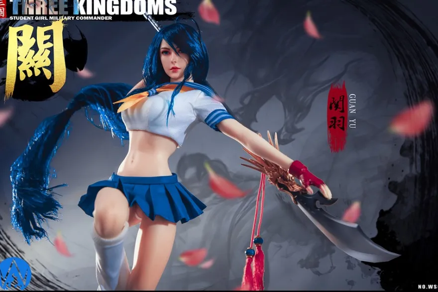 War Story 1/6 Actionfigur Guan Yu Student Girl (Female Edition)