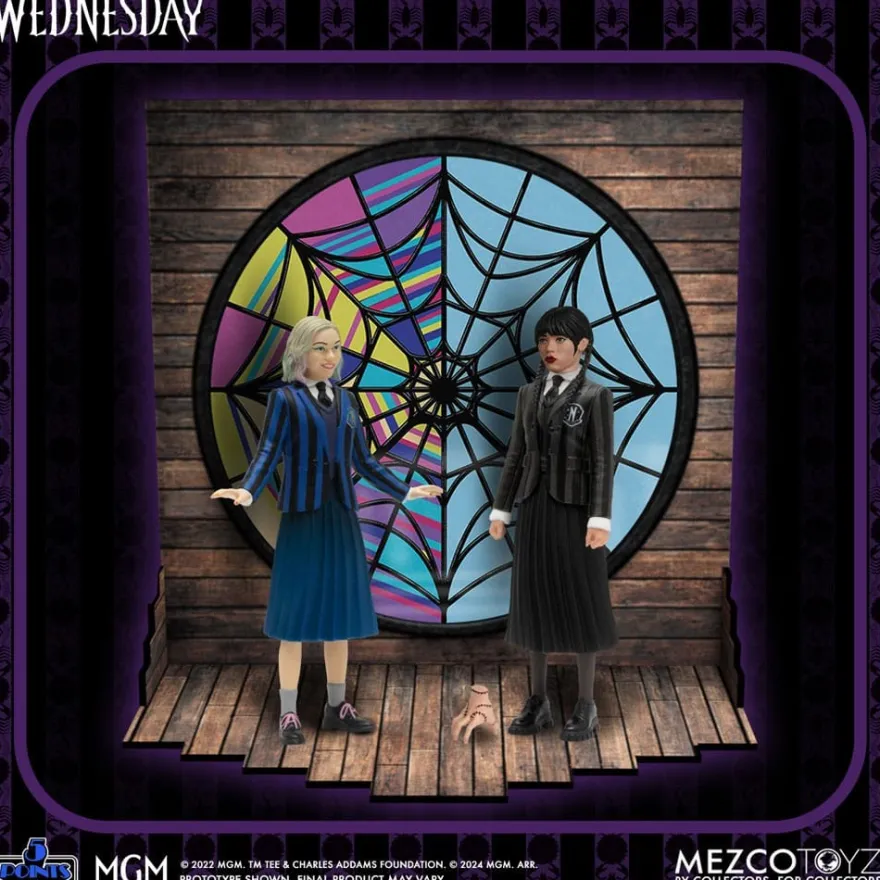 Wednesday 5 Points Figuren Wednesday & Enid Boxed Set 10 cm