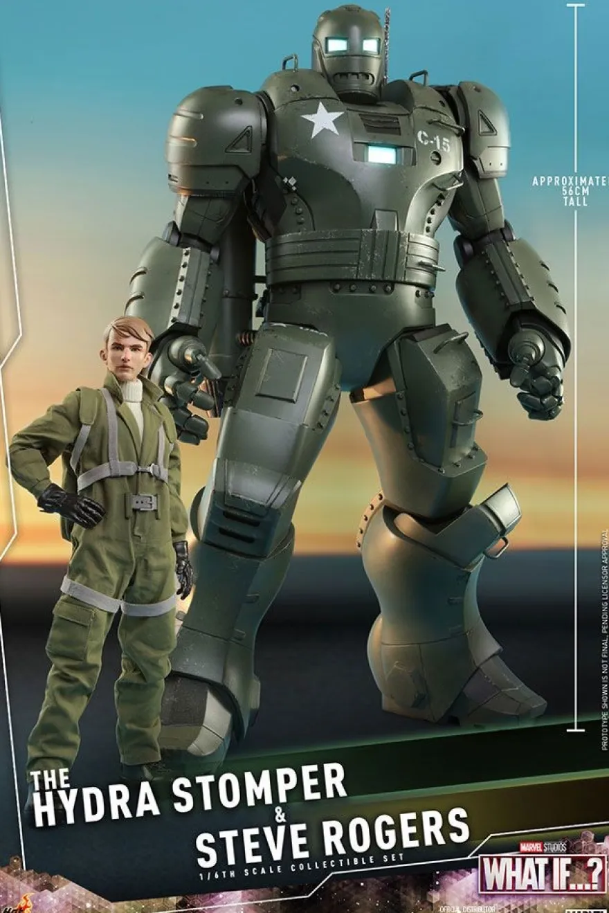 What If...? Animated Series Masterpiece Actionfiguren 1/6 Steve Rogers & The Hydra Stomper (2-Pack)