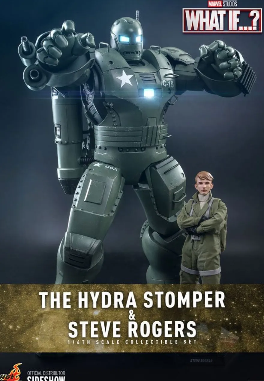 What If...? Animated Series Masterpiece Actionfiguren 1/6 Steve Rogers & The Hydra Stomper (2-Pack)