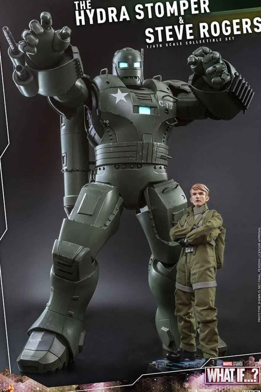 What If...? Animated Series Masterpiece Actionfiguren 1/6 Steve Rogers & The Hydra Stomper (2-Pack)