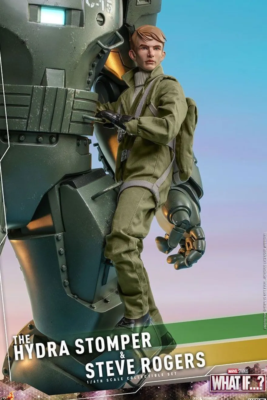 What If...? Animated Series Masterpiece Actionfiguren 1/6 Steve Rogers & The Hydra Stomper (2-Pack)