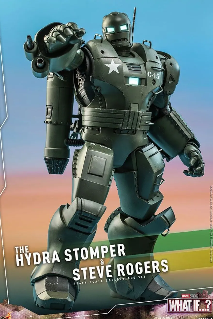 What If...? Animated Series Masterpiece Actionfiguren 1/6 Steve Rogers & The Hydra Stomper (2-Pack)